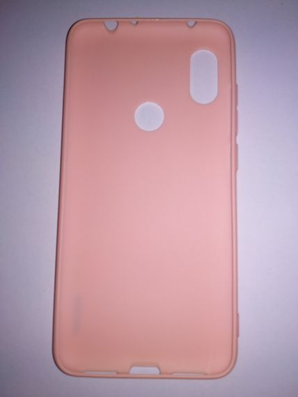 Силіконова (TPU) обкладинка SMTT для Xiaomi Note 6 Pro Рожевий | Зображення 1