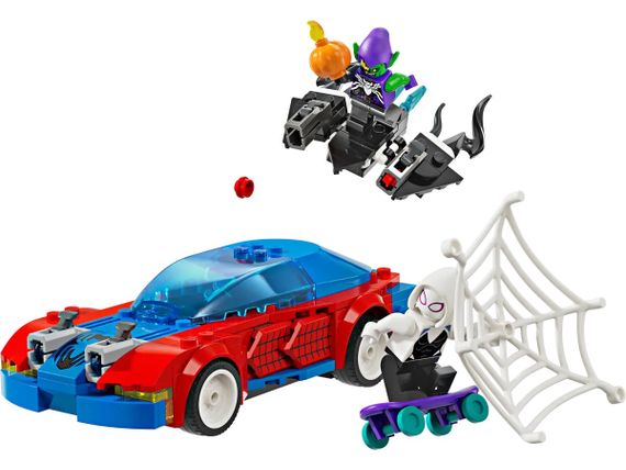Конструктор LEGO Marvel Автомобіль для перегонів Людини-Павука й Зелений Гоблін з отрутою Венома (76279) | Зображення 3