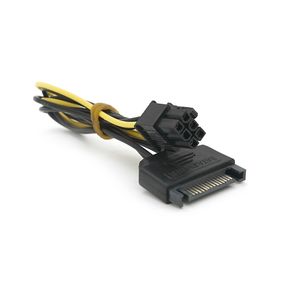 Кабель-перехідник для живлення процесора 6P->SATA