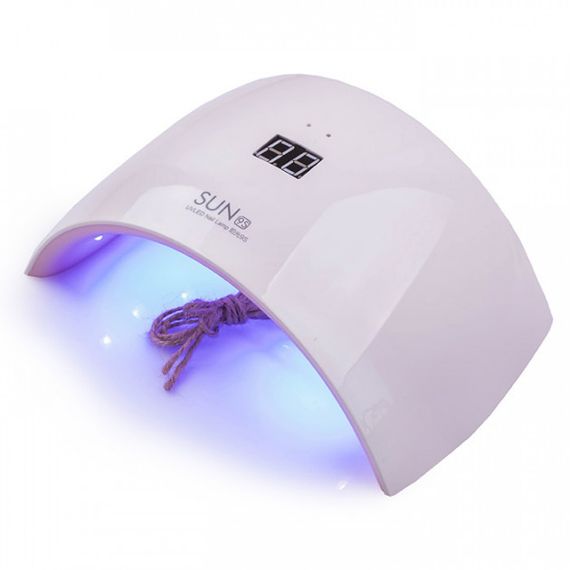 Професійна УФ лампа настільна для манікюру і педикюру SUN 9S 24W LED лампа для сушіння гель лаку нігтів
