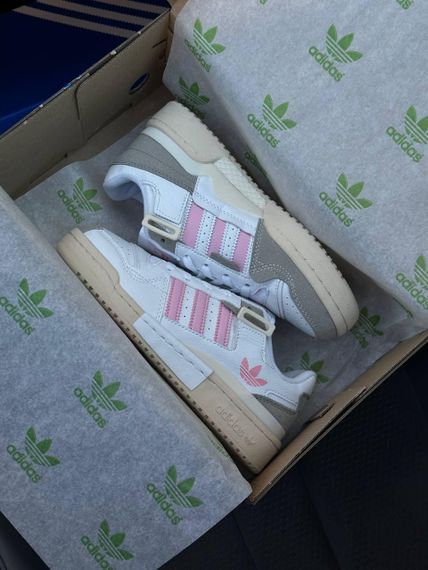 Жіночі кросівки A-di-da-s Originals Forum 84 Low White Pink Grey , В'єтнам | Зображення 6