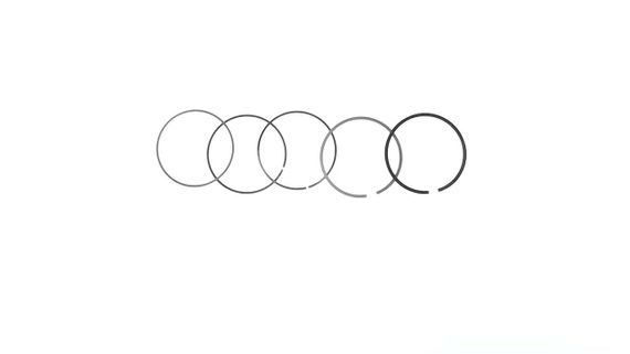 Кольца   4T CB/CG   Ø69,00mm   (200/250cc STD)   JIN   (mod.A)
