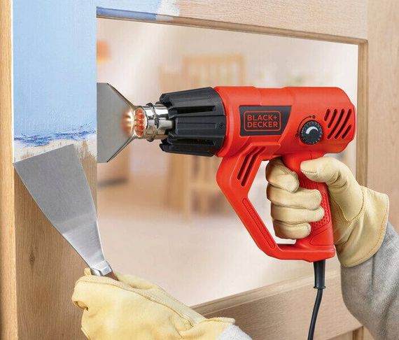 Пистолет горячего воздуха - фен сетевой BLACK+DECKER KX2001 | Зображення 4