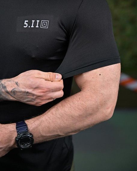 Тактическая Футболка 5.11 black ПП7648 | Зображення 3