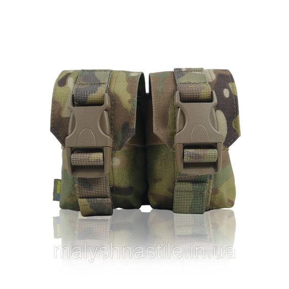 Тактичний підсумок під 2 гранати KIBORG GU Double Mag Pouch Multicam | Зображення 1