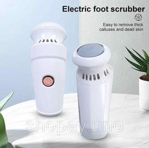 Пемза электрическая FOOT GRINDER 928-3 для ног и пяток с насадками | Зображення 3