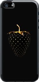 Чехол на iPhone 5s Черная клубника "3585u-21-17620"