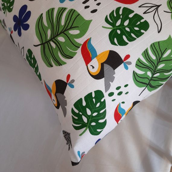 Комплект постільної білизни SoundSleep Jungle муслін підлітковий 145х210 см (94099607) | Зображення 2