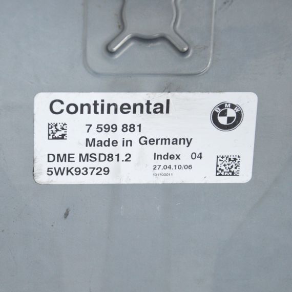 Блок керування двигуном 2.0 BMW N43 E87 E90 E91 2004-2013 Комп'ютер двигуна БМВ е87 е90 7599881 | Зображення 1