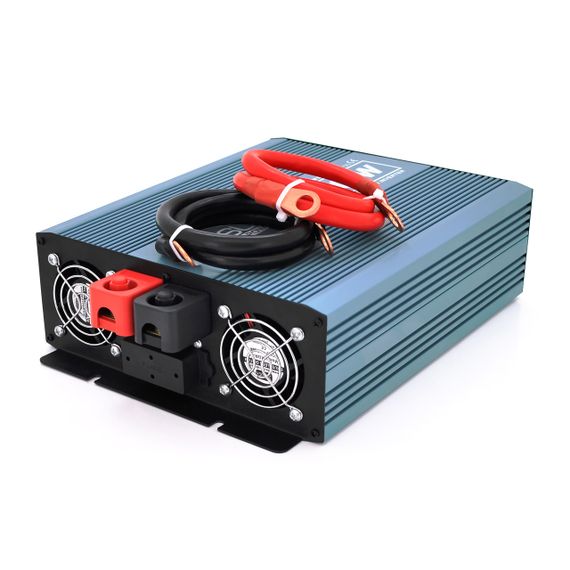 Инвертор напряжения Mexxsun MXS-2000.12V/220V, 2 Shuko, клеммные провода, Q4 | Зображення 1