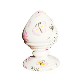 Анальная дизайнерская пробка с бабочками, 9.6 см х 5.8 см Sex Aura