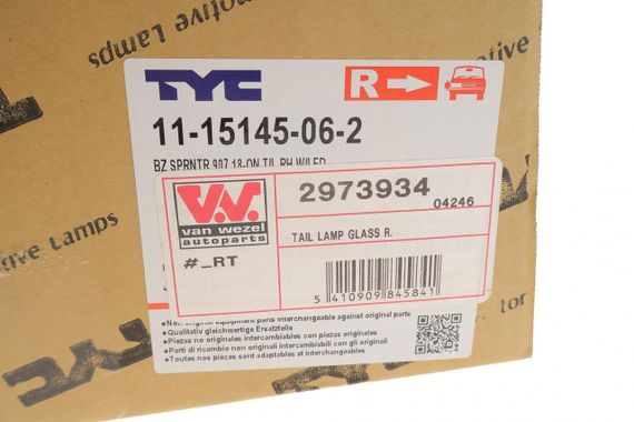 Ліхтар задній Mercedes Benz Sprinter W907 W910 18- R  LED  2973934 | Зображення 1