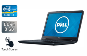 Ноутбук Dell Inspiron 15-3543 / 15.6" (1366x768) TN Touch / Intel Core i3-5005U (2 (4) ядра по 2.0 GHz) / 8 GB DDR3 / 240 GB SSD / Intel HD Graphics 5500 / WebCam / HDMI / Windows 10 б/в
