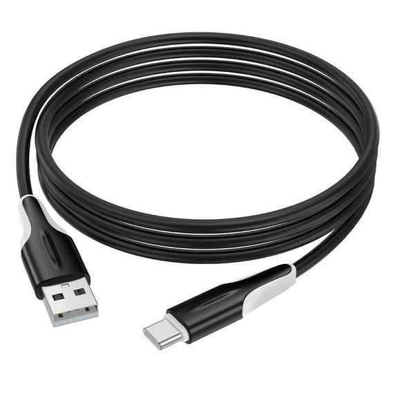 Дата кабель Borofone BX119 New USB to Type-C 3A (1m) Black | Зображення 3