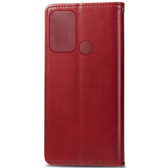 Шкіряний чохол-книжка GETMAN Gallant (PU) для ZTE Blade A52 Штучна шкіра, Слот для візитки, Червоний | Зображення 3