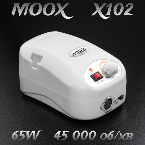 Белый фрезер Moox X102 45тис. об/мин, 65W для маникюра и педикюра | Зображення 2