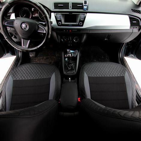 Чохли на сидіння з екошкіри та автотканини Geely Emgrand EC8 1 поколение 2010-2017 EMC-Elegant | Зображення 4