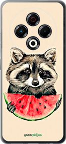 Чохол на Tecno Spark 30 4G Єнотик з кавуном "4605u-3894-2448"