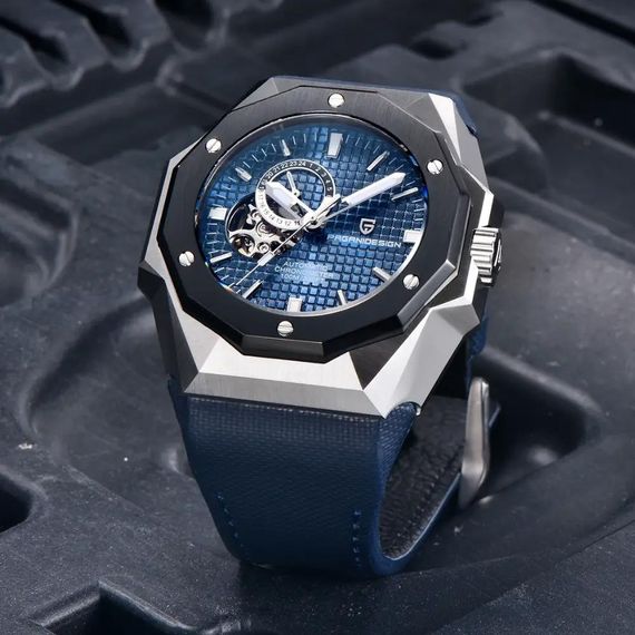 Чоловічий годинник Pagani Design PD-YS010 Silver-Blue | Зображення 1