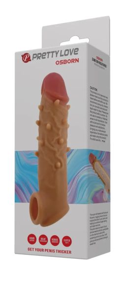 Насадка презерватив Pretty Love — Osborn Silicone, BI-026250 Sex Aura | Зображення 8