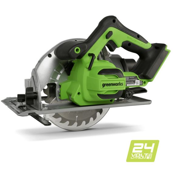Циркулярна пила акумуляторна Greenworks GD24CS