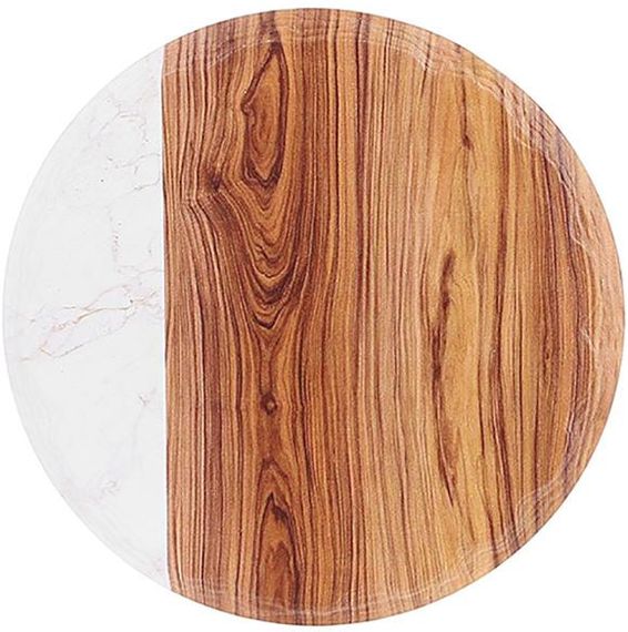 Підставка під гаряче керамічна "Wooden Ceramics" Ø16см на пробковій основі