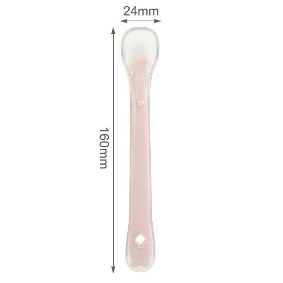 Силиконовая ложка для первого прикорма Светло-зелёная | Зображення 1