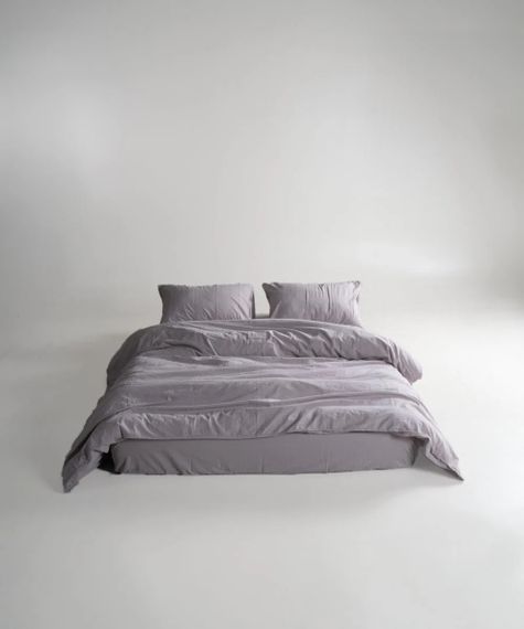 Постільна білизна Limasso Stonewashed Ranforce 160 х 220 см Opal Grey