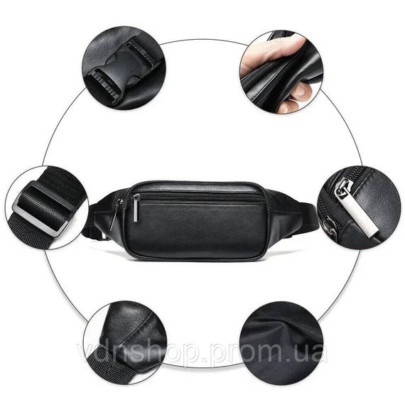 Универсальная бананка для мужчин и парней на змейке, Бананка набедренная мужская без принта XH-98 | Зображення 7