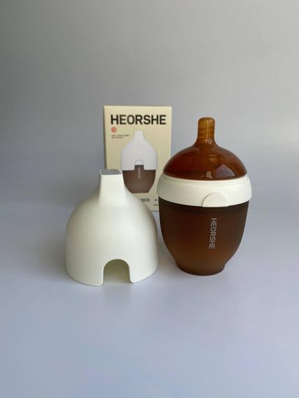 Пляшечка для годування HEORSHE 160 мл Біла | Зображення 3