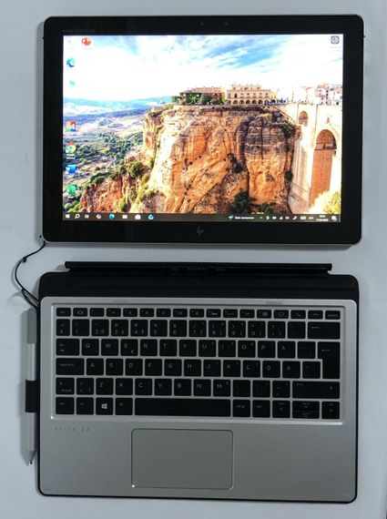 Нетбук-трансформер HP Elite x2 1012 G2 / 12.3" (2736x1824) IPS Touch / Intel Core i5-7300U (2 (4) ядер по 2.6 - 3.5 GHz) / 8 GB DDR3 / 256 GB SSD / Intel HD Graphics 620 / WebCam / Win 10 Pro б/в + Подарунок Флеш-накопичувач Kingston 64 ГБ | Зображення 7