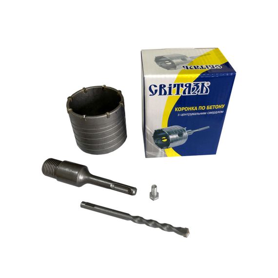 Коронка по бетону SDS-plus 80мм Світязь