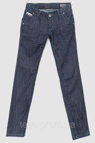 Женские джинсы однотонные сезон демисезон цвет темно-синий размер 27 FG_01104