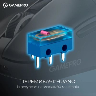 Мышка GamePro Asgard Thor Wireless/Bluetooth/USB Black (GM023B) | Зображення 3