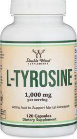 L-тирозин Double Wood L-Tyrosine 1000 mg (на 2 капсулы) 120capsules