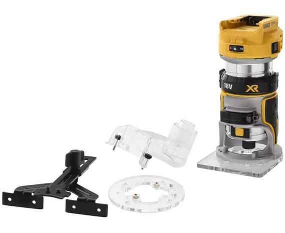 Фрезер акумуляторний окантовочний DeWalt без АКБ та ЗП DCW600N | Зображення 1