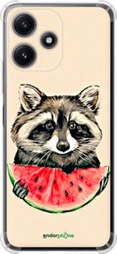 Чохол на Xiaomi Redmi Note 12R Єнотик з кавуном "4605sp-3860-2448"