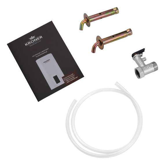 Водонагрівач Kroner NEO Flacher K50PVH2 50 л, 2,0 кВт, "мокрий" ТЕН, універсальний, прямокутний, білий (CV035490) | Зображення 5