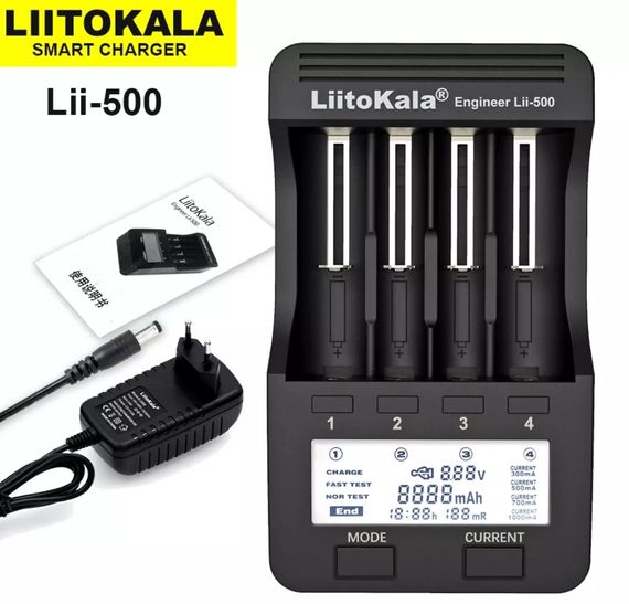 Универсальное зарядное устройство LiitoKala Lii-500