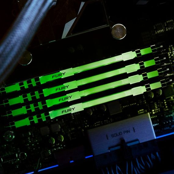 Пам&#039;ять ПК Kingston DDR4 32GB 3600 FURY Beast RGB KF436C18BB2A/32 | Зображення 2