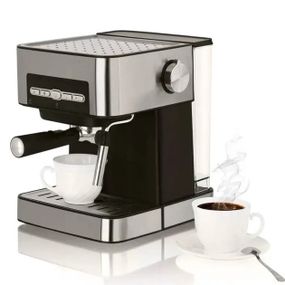 Кофемашина полуавтоматическая универсальная Crownberg CB-1566 1000Вт с капучинатором YS-92