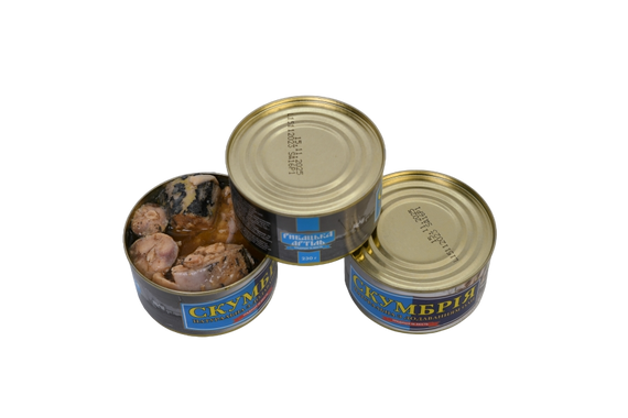 Скумбрия с добавлением масла Рыбацкая Артель 230 г | Зображення 2