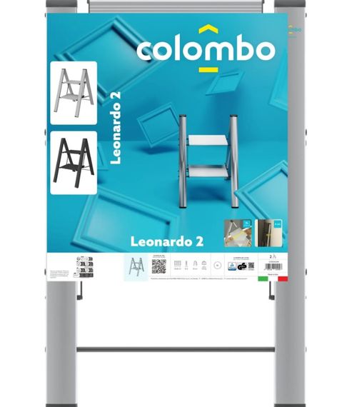 Драбина Colombo Leonardo 2 щаблі (G300A02W) | Зображення 3