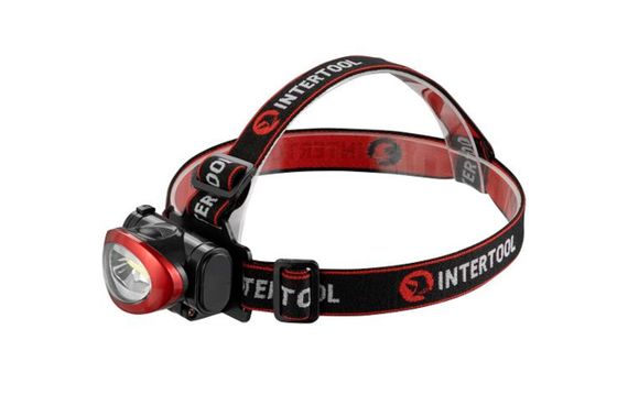 Фонарь налобный Intertool - 3Вт x 150Лм x 3AAA 3 (LB-0304) | Зображення 1