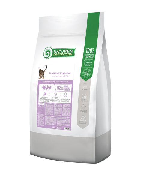 Корм Nature's Protection Sensitive Digestion сухий для котів із чутливим травленням 18 кг