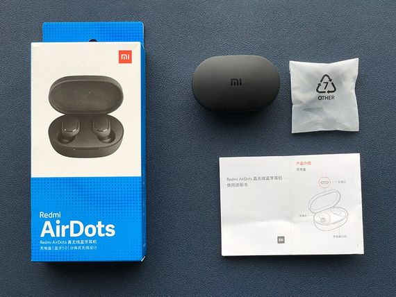Бездротові Bluetooth навушники Xiaomi Redmi AirDots s 2 Headset бездротові Чорні | Зображення 5