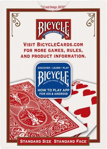 Игральные карты Bicycle Standard Playing Cards Красные | Зображення 2