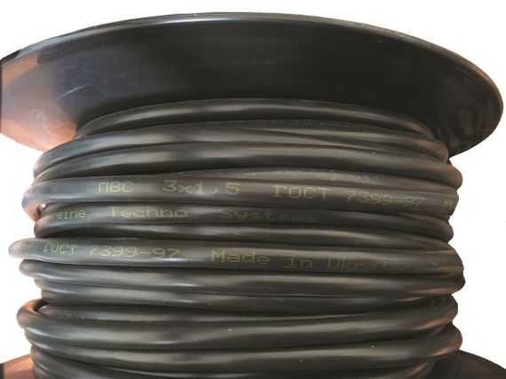 Котушка УК40 з З/К 4 місця 2Р+PЕ 40м 3х1.5 мм2 ГОСТ з Т/З Ny95505377 | Зображення 1