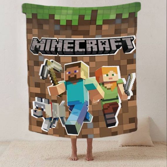 Плед 3D Cвіт MINECRAFT 12261 160х200 см | Зображення 1