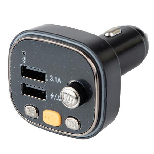 Модулятор FM, VOIN W-3320, 12-24V 2 USB 3,1A, Bluetooth 5.0, Hands-free, ambient light | Зображення 4